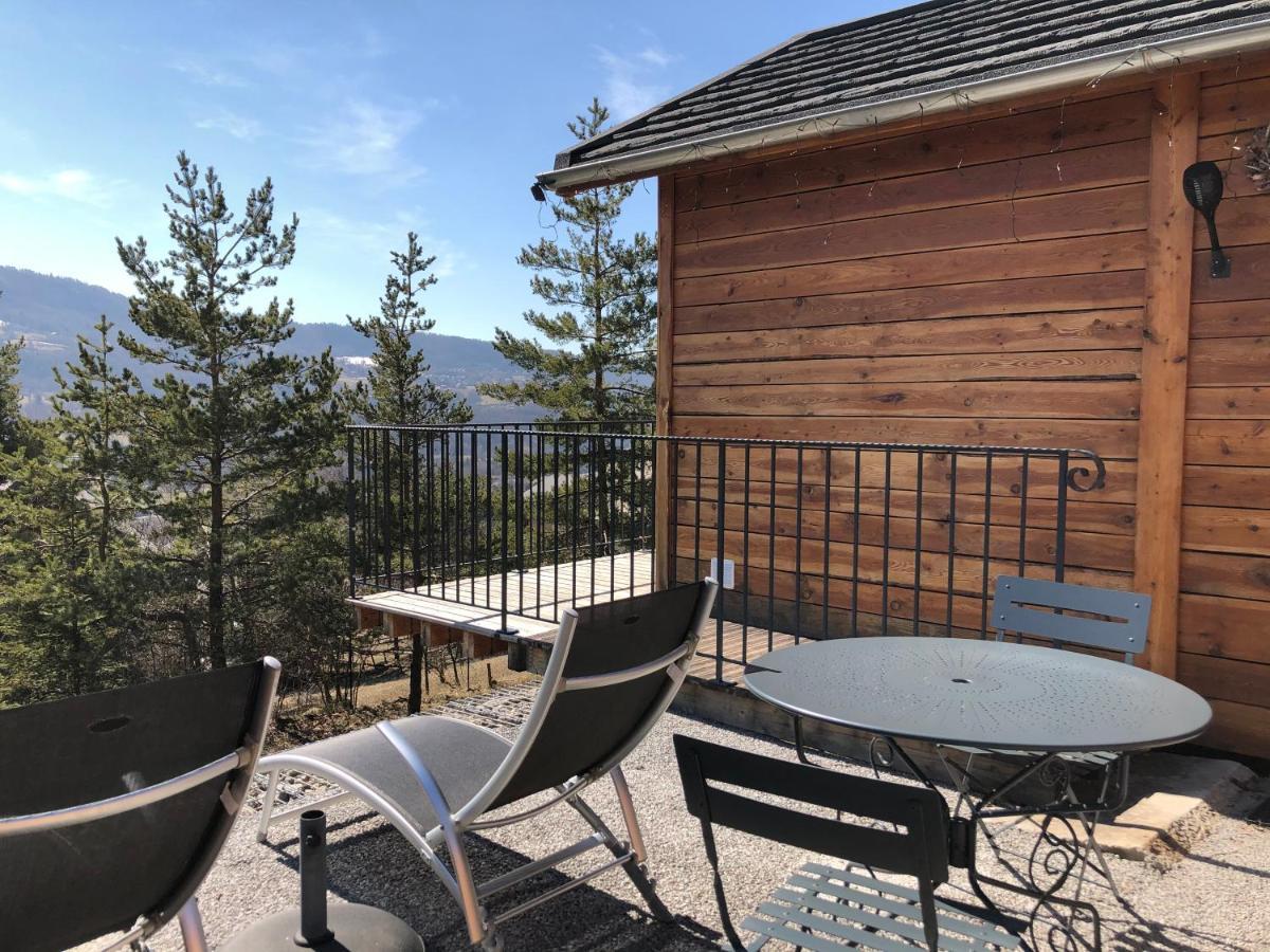 Clos Shambhala-Chalet D'Hotes Saint-Jean-Saint-Nicolas Exterior foto